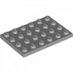Plaquette LEGO® 4 x 6 Gris bleuté clair 4211404